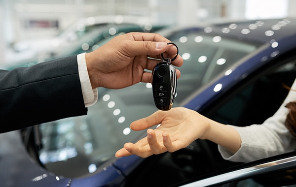 車のお引渡し